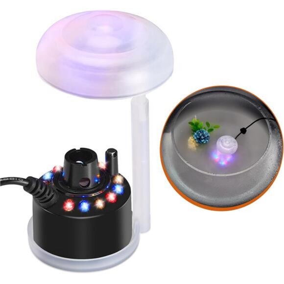 Mist Maker with 12 LED Lights, Mist Maker Fogger, Mini Size, Large Capacity - Picture 7 of 8